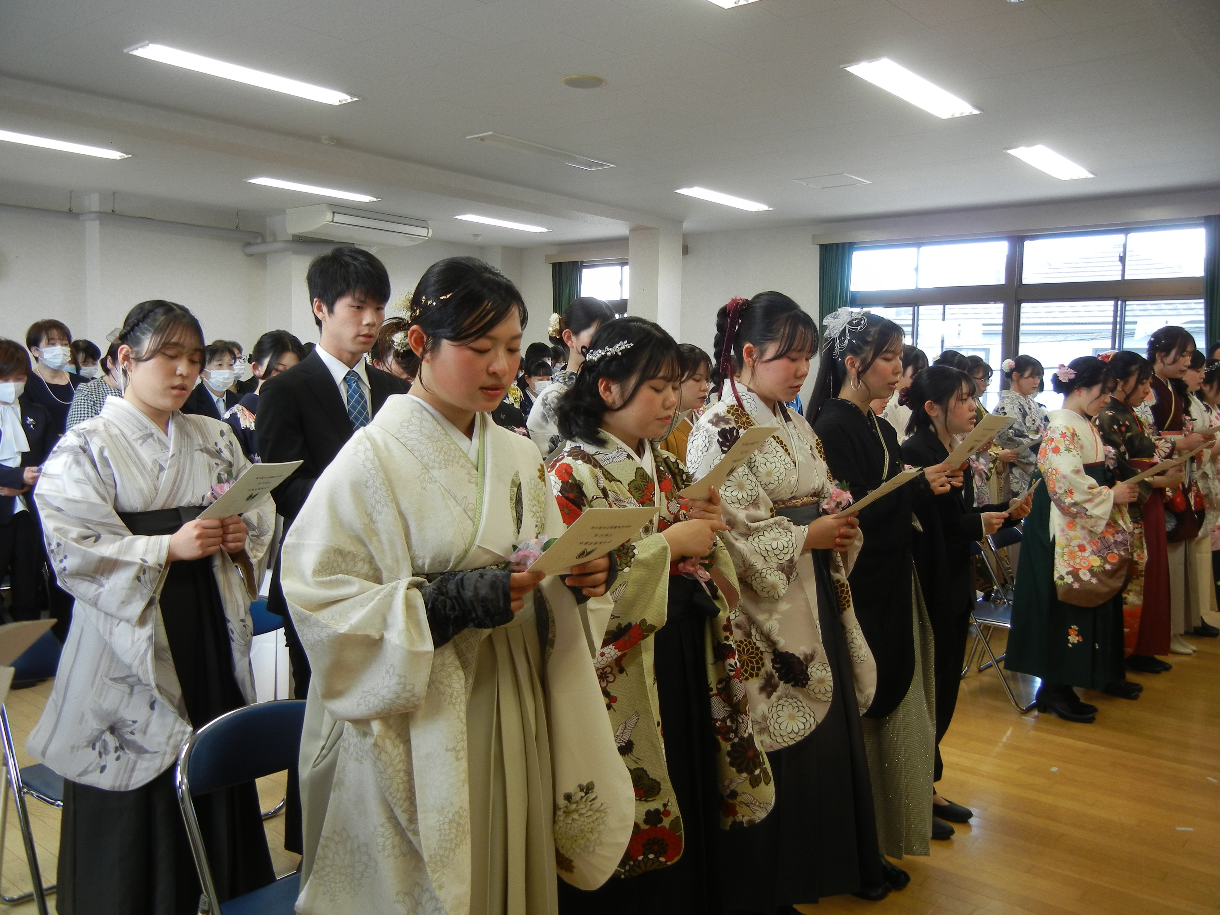 最後の校歌斉唱