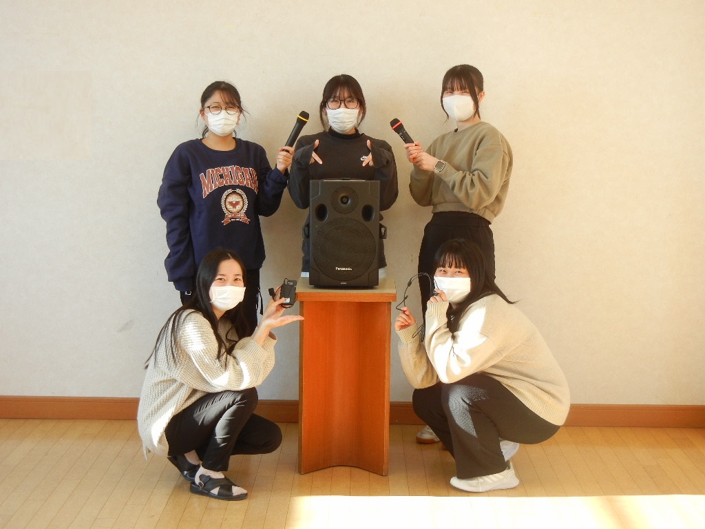 立派な寄贈品に教職員はじめ学生もとても喜んでおります