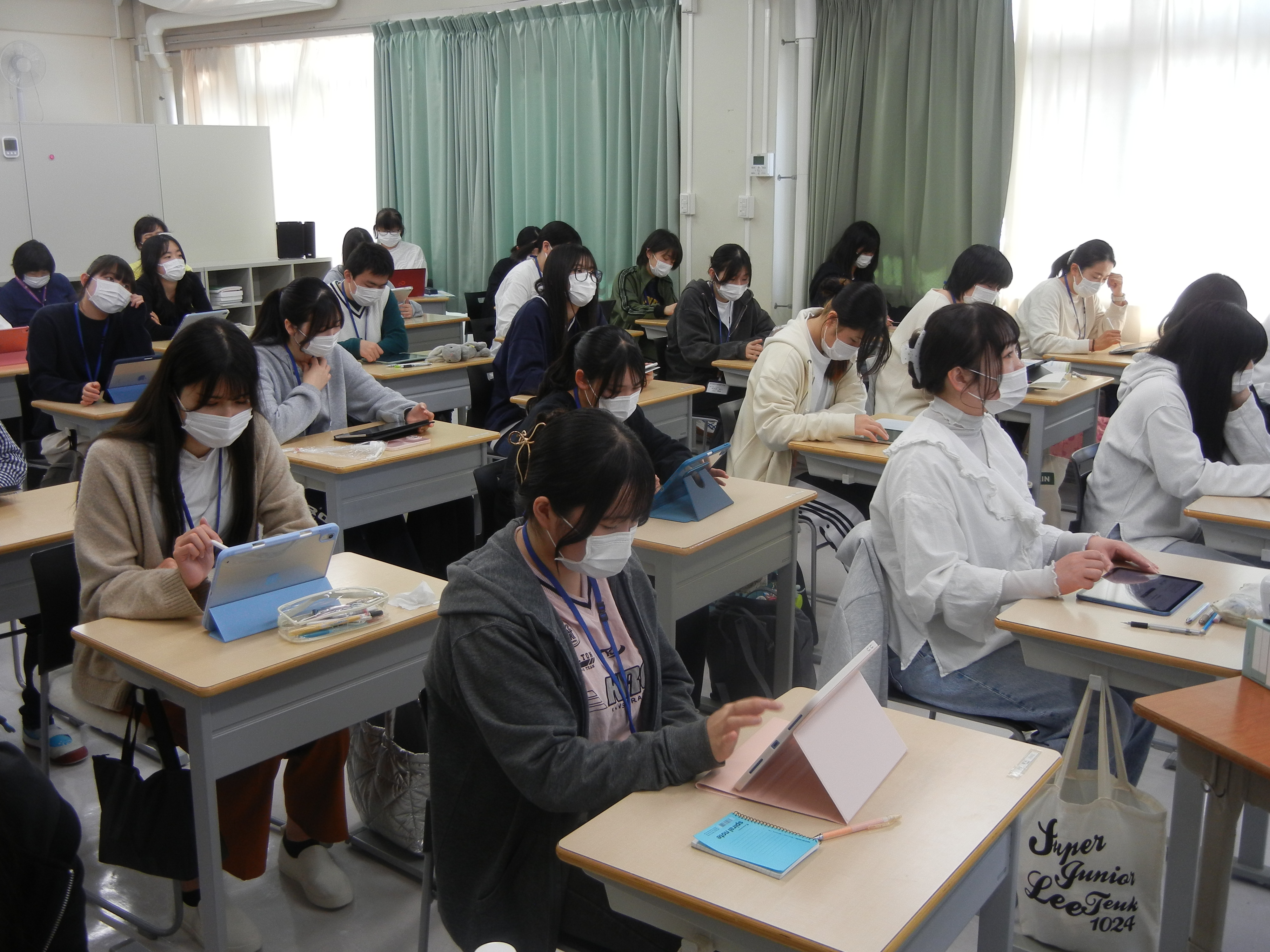 熱心に説明を聞いていたので操作は皆バッチリの様でした